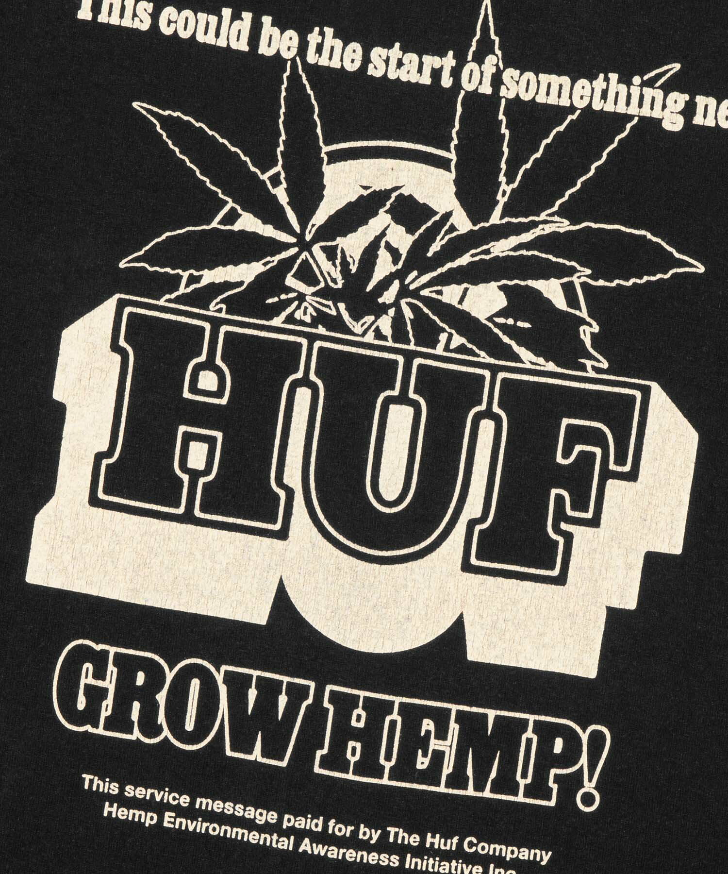 GROW HEMP S/S TEE HUF ハフ Tシャツ